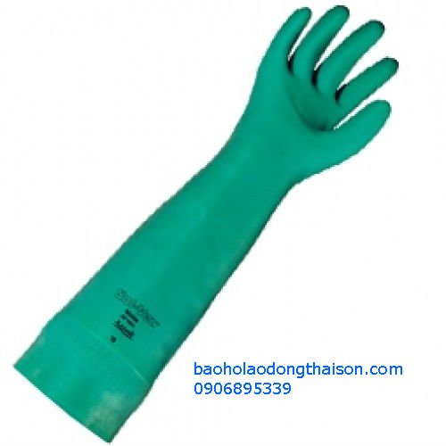 găng tay chống hóa chất ansell 37 - 185